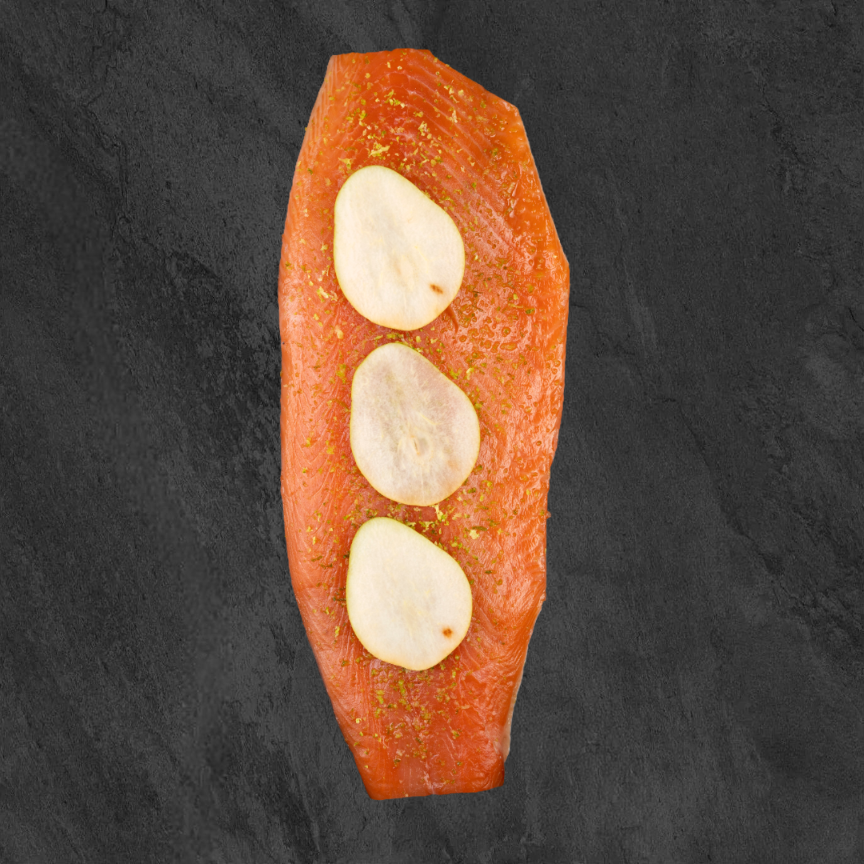 Gravlax w gruszce z limonką
